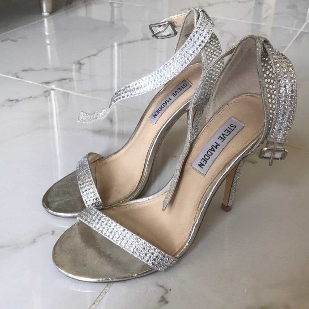 Steve Madden glitter heels